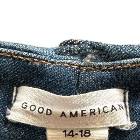 Good American Always Fits Good Legs Skinny Jeans Distressed Size 14-18 - Picture 3 of 12